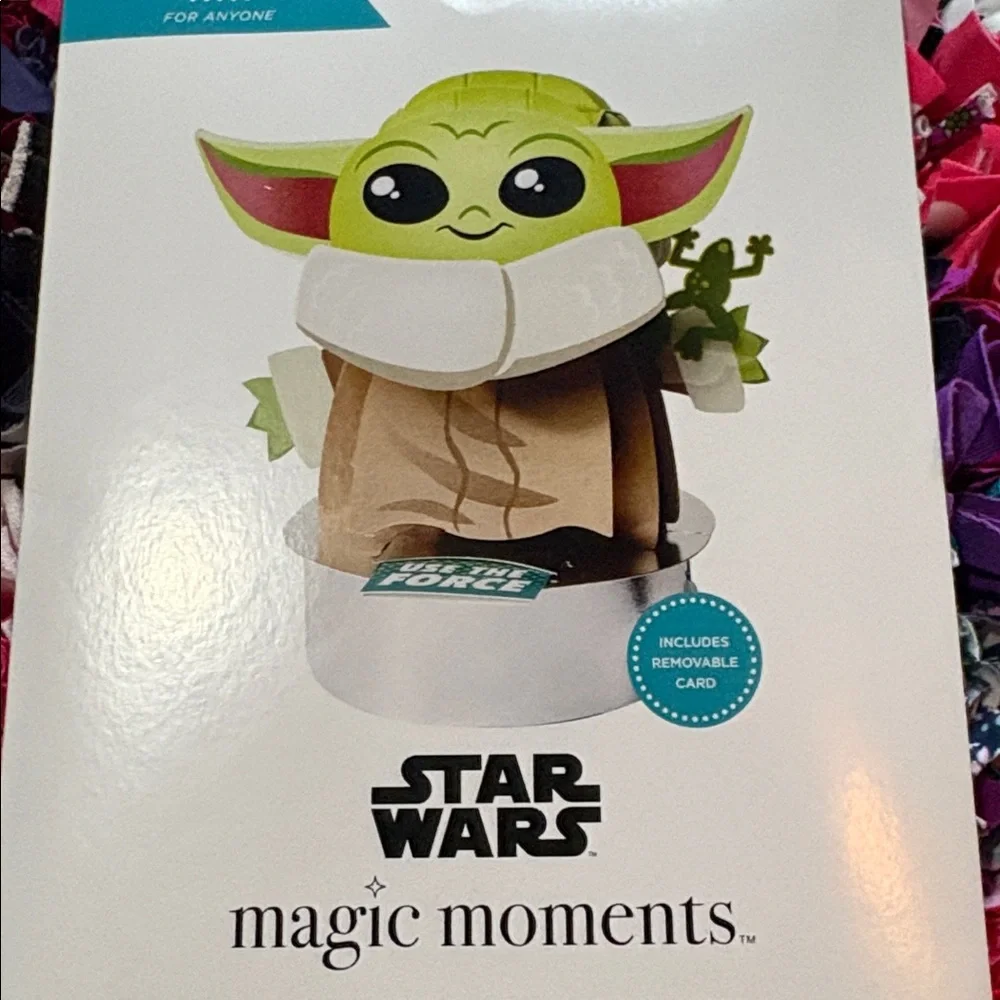 🆕American Greetings-Magic Moments ‘Disney’ “Star Wars” Birthday Pop Up Card